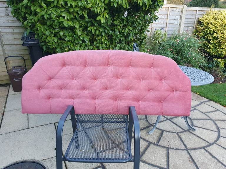 FREE! Pink, Dralon, King Size Divan Headboard