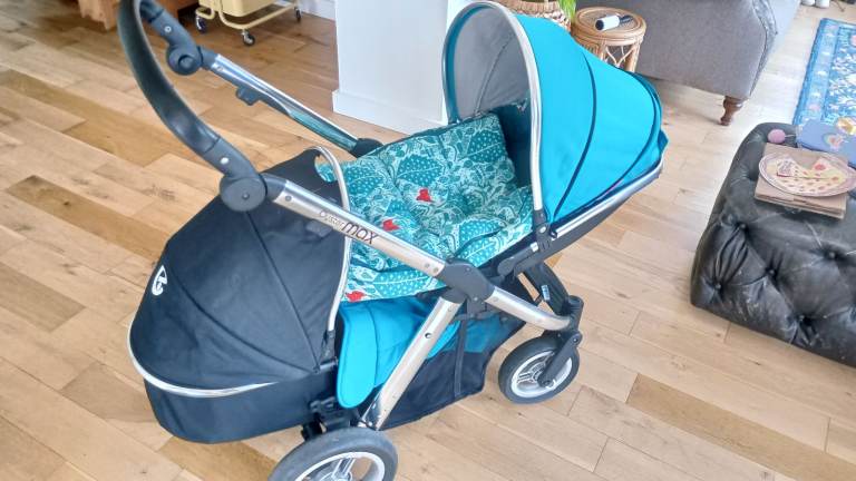 Babystyle Oyster Max 2 twin Tandem Double Pushchair Carrycot raincover footmuff Baby Toddler kids