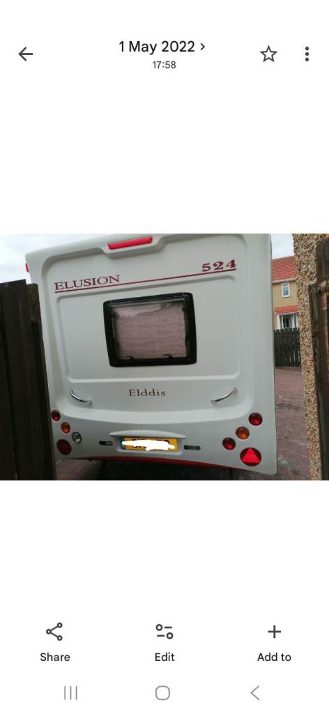 Elddis elusion 524 caravan 
