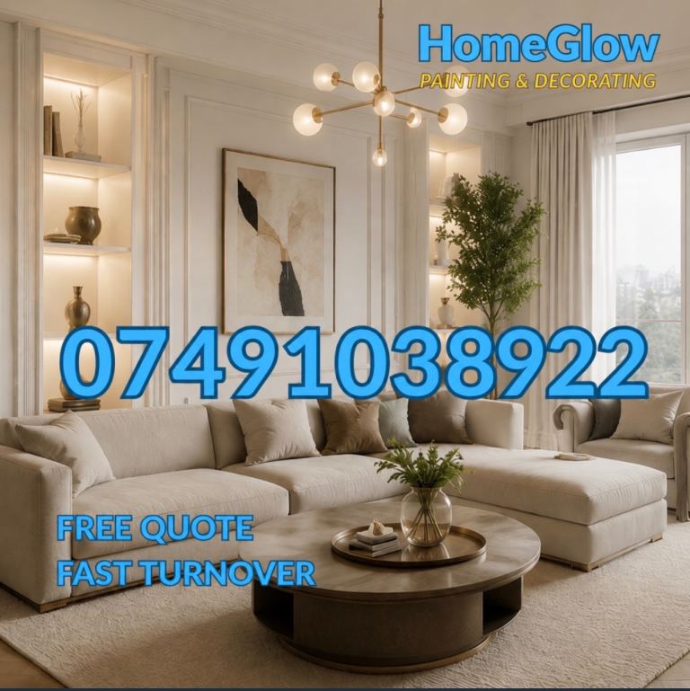 Professional Painters& Decorating | East London | HomeGlow🎨