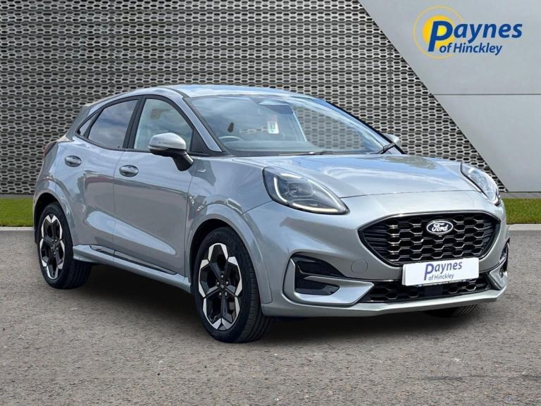 2024 Ford Puma ST-Line X 1.0 EcoBoost 155ps Auto Solar Silver 1 OWNER NAV CCAC