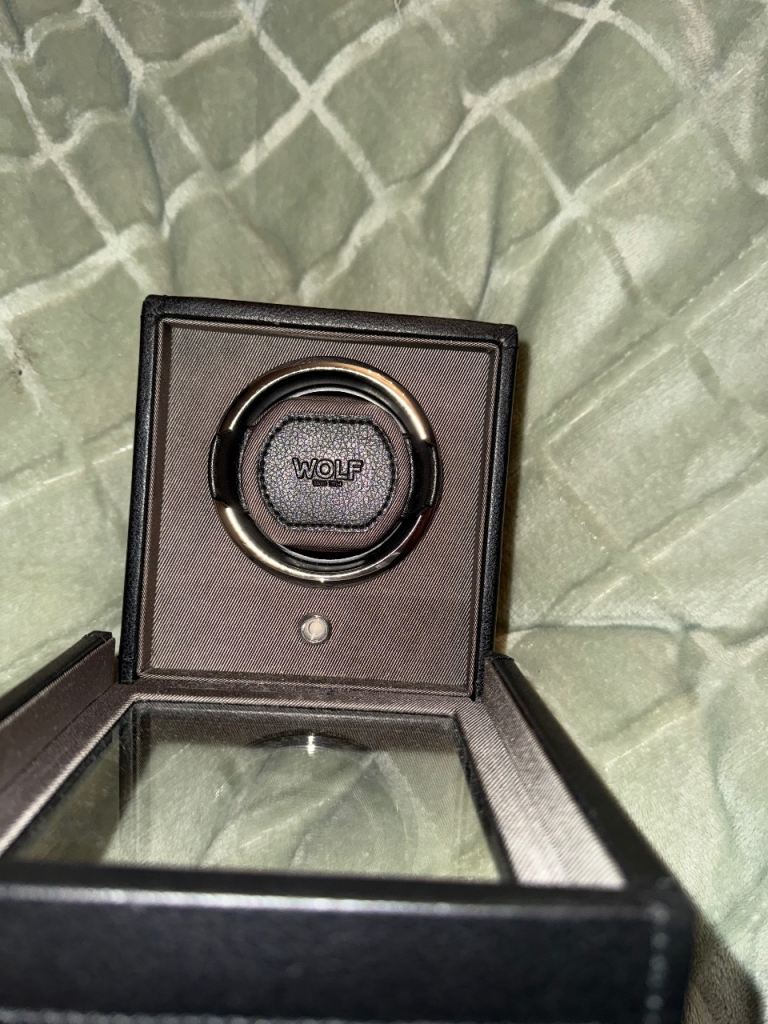 Wolf Luxury single watch winder box