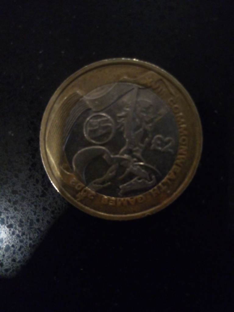 2002 Commonwealth Games England £2 Coin