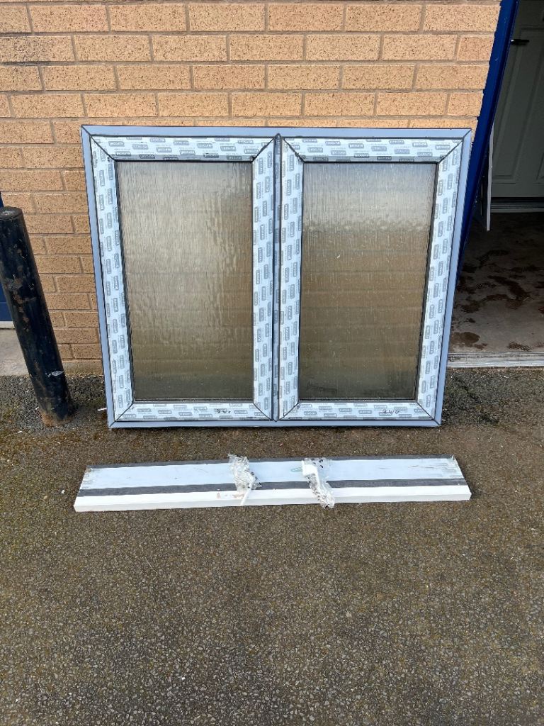 Anthracite Grey/White upvc pvc window