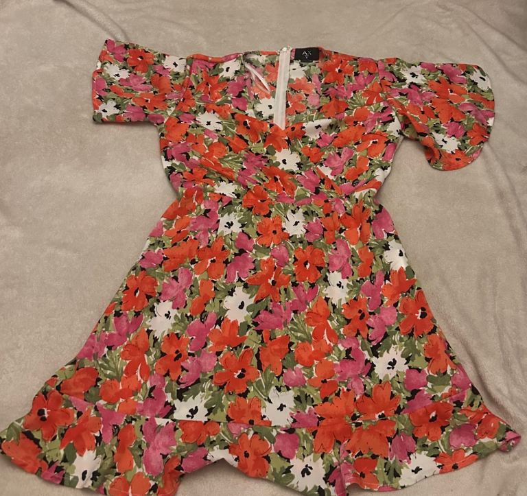 AX Paris Floral Mini Dress Size 12 – As Good As New