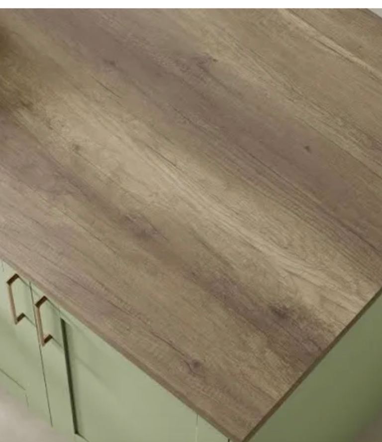 3 unused Howdens kitchen worktops. Light oak effect. 
