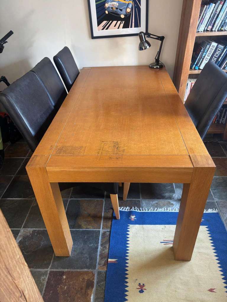 IKEA Dining Table and 4 dining chairs