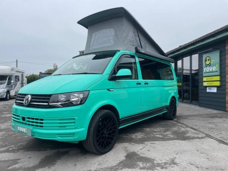 Volkswagen Transporter T28 Camperking 4 berth 5 belt Rock & Roll bed camperv