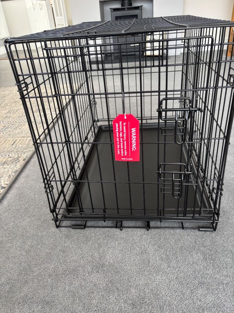Small Folding Dog Crate Single Door