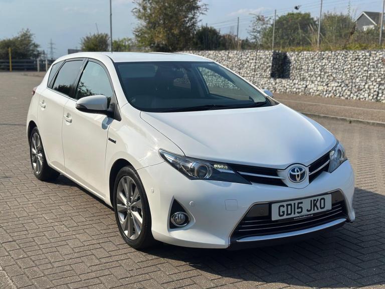 2015 Toyota Auris 1.8 VVTi Hybrid Excel 5dr CVT Auto [Nav] HATCHBACK PETROL/ELECTRIC Automatic