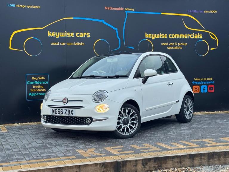 2017 Fiat 500 1.2 Lounge 3dr HATCHBACK PETROL Manual