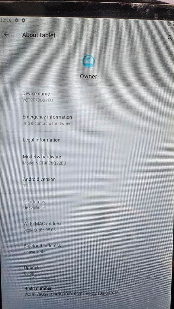 Tablet: Venturer Voyager 7