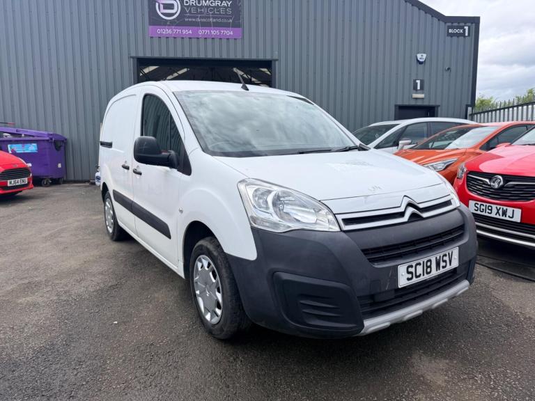 2018 Citroen Berlingo 1.6 BlueHDi 625Kg XTR+ 100ps PANEL VAN DIESEL Manual