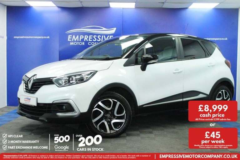 2018 68 RENAULT CAPTUR 0.9 TCE ENERGY ICONIC SUV 5DR PETROL MANUAL EURO 6 (S/S)