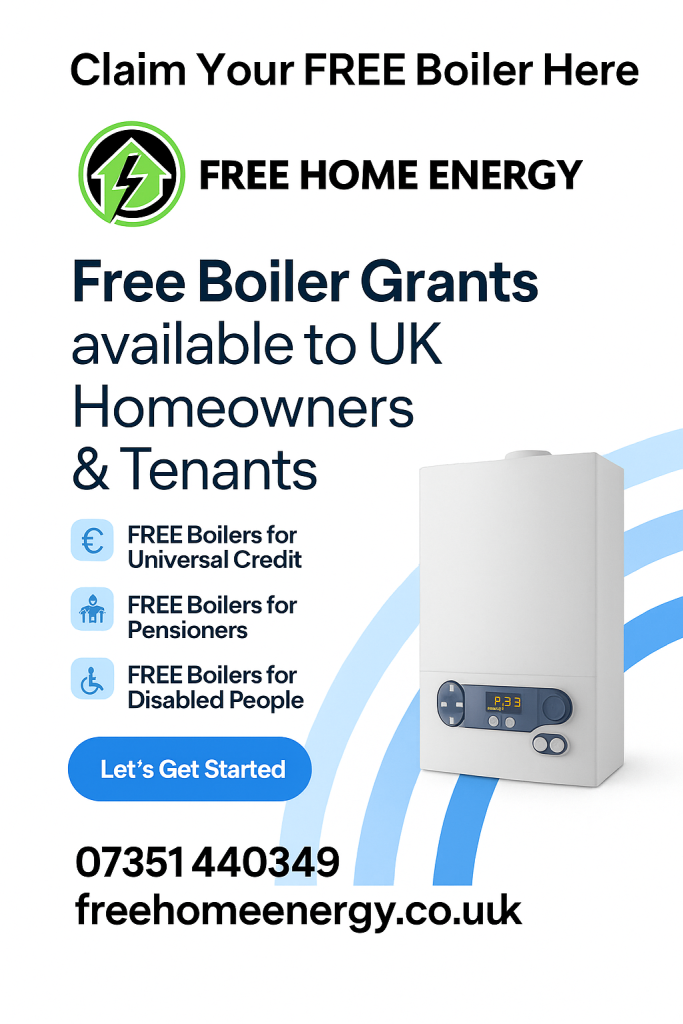 Free boiler and storage heater or air source heat pump (eco4 scheme by uk Gov)