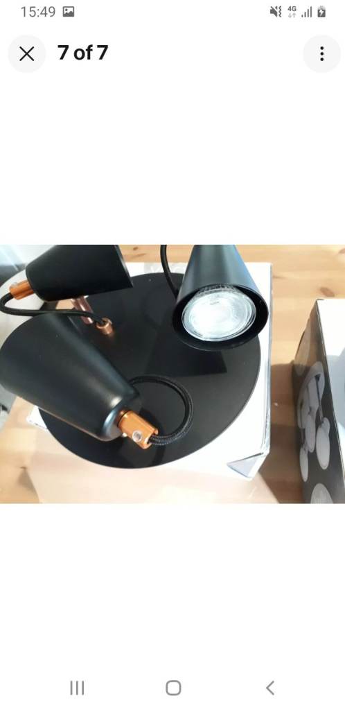 2 ceiling spot light fitting 