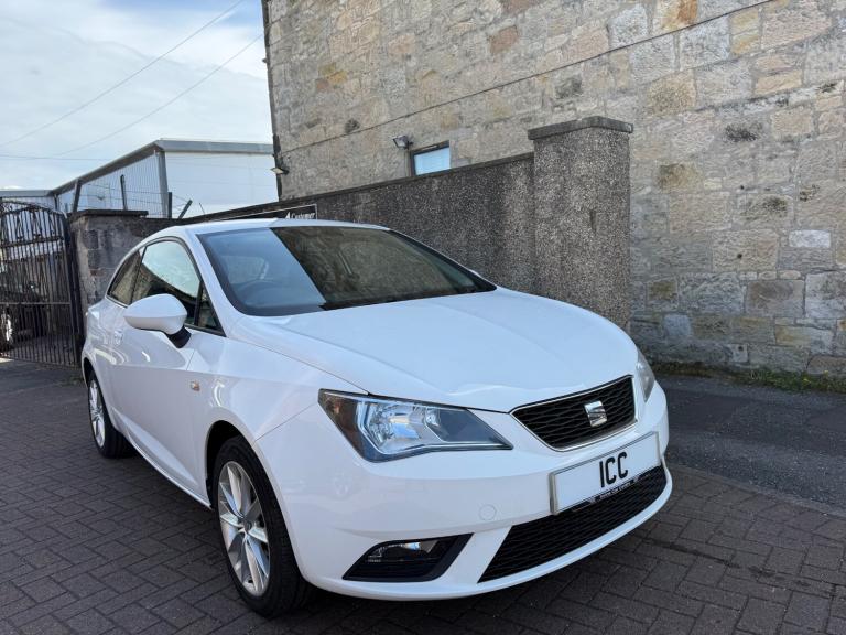 2015 SEAT IBIZA 1.4 TOCA SPORTS COUPE 3DR WHITE SATNAV SPORTS SEATS B/TOOTH A/C