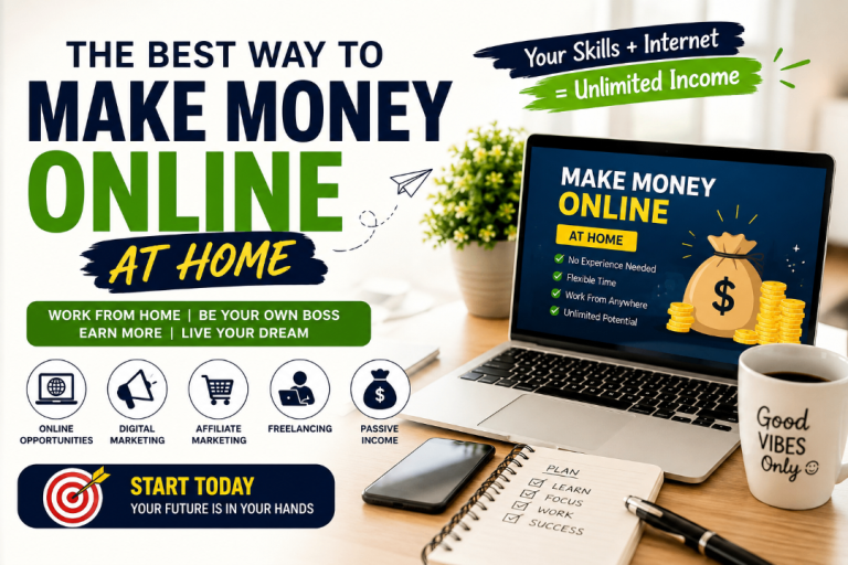 Make Money Online at Home - Digital Marketing Guide
