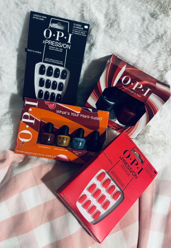 OPI Nails x 4 Item Bundle Christmas Stocking Fillers New
