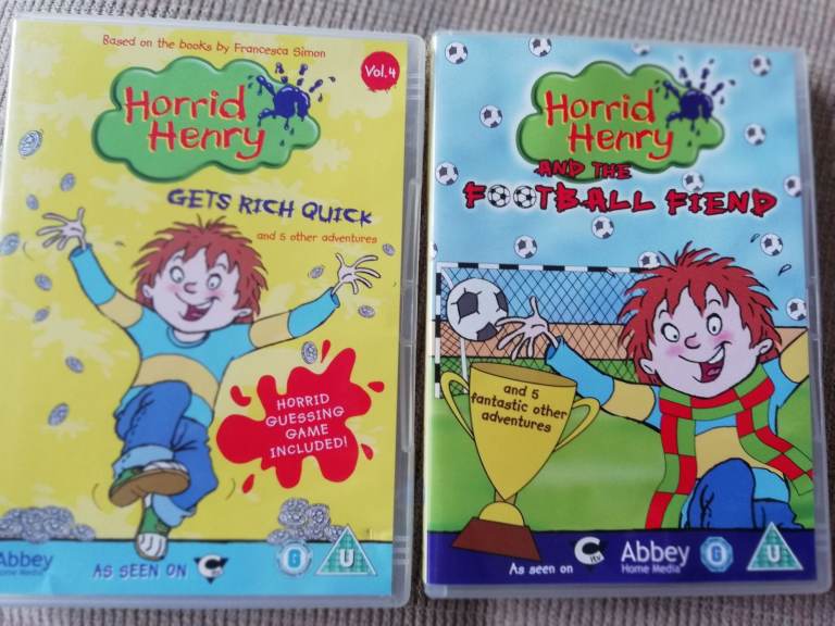 Two Horrid Henry DVDs 