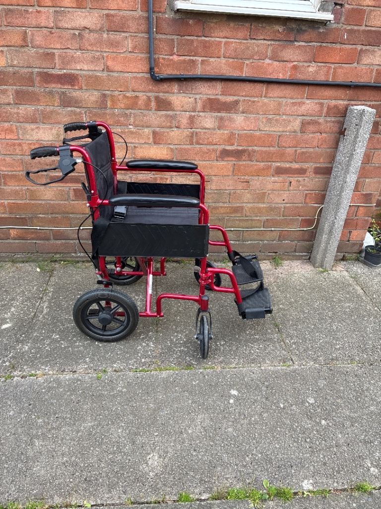 Red wheelchair 