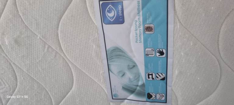 Double memory foam matress 