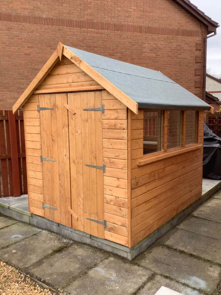 8X6 Apex 20mm Log effect SUPPLIED & FITTED