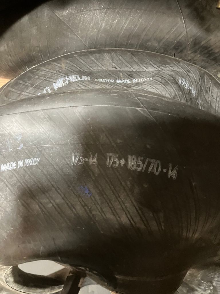 Inner Tubes 14in for classic car.