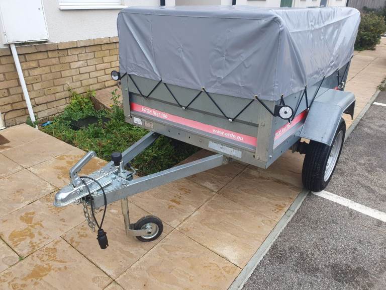 Erde First 150 Trailer with New high frame and cover 