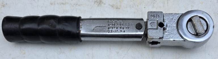 STURTEVANT RICMONT 3/8" Torque Wrench. USA. READ DESCRIPTION PLEASE.