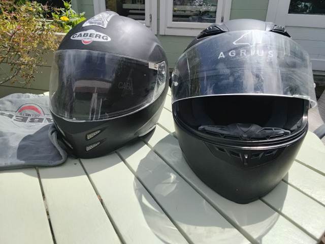 Motorcycle helmets 2off for sale | in Dunbar, East Lothian | Gumtree