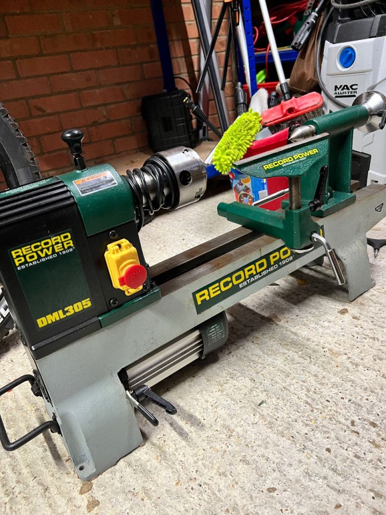 image for Record Cast Iron 6 Speed Midi Lathe DML305