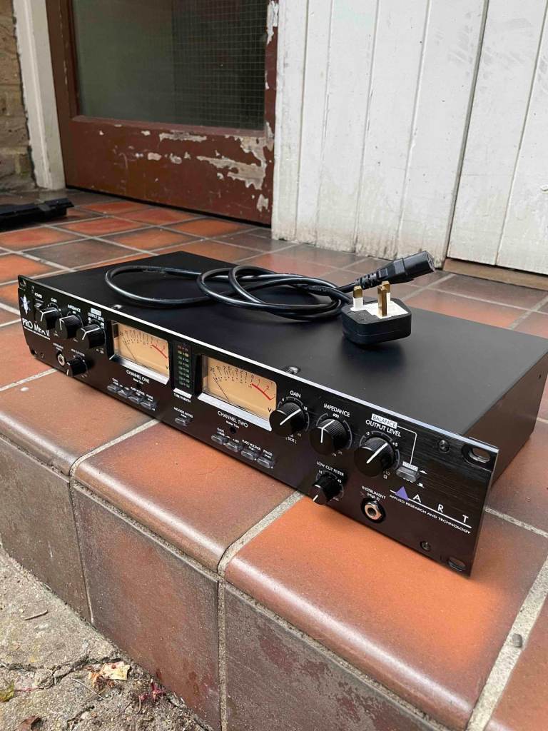ART Pro MPA ll (2-channel tube preamp) with quality tube replacements