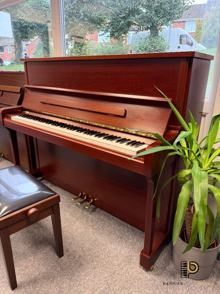 2002 Kemble / Yamaha K121Z - Mahogany Satin - Made in England - U1 - Inc Delivery, Stool, Wty