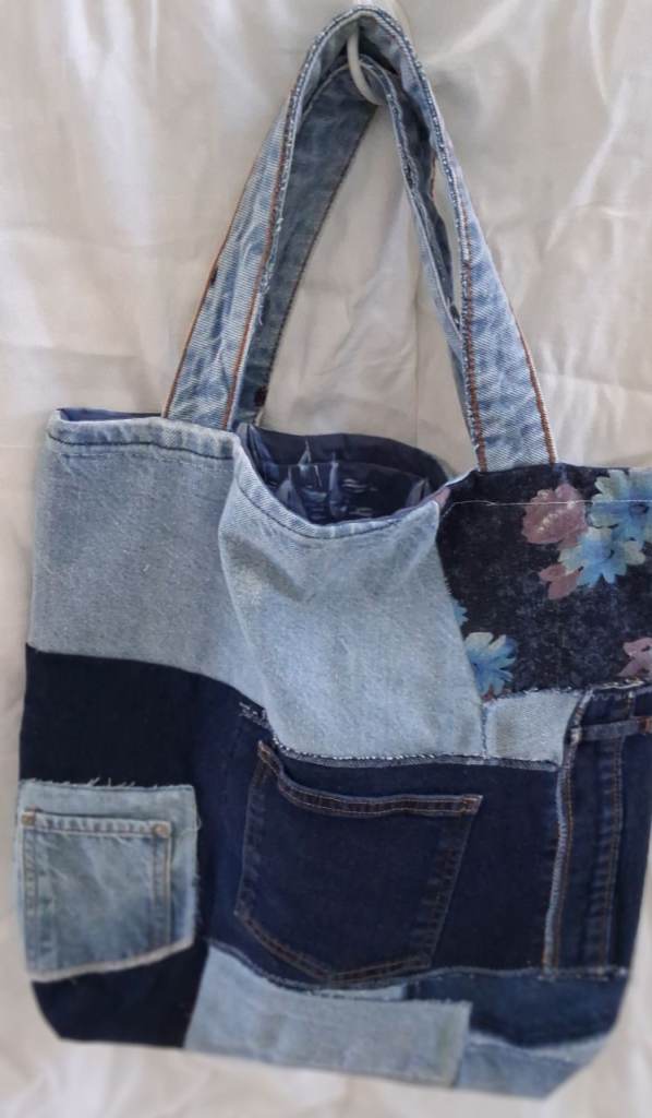 Handmade denim bag