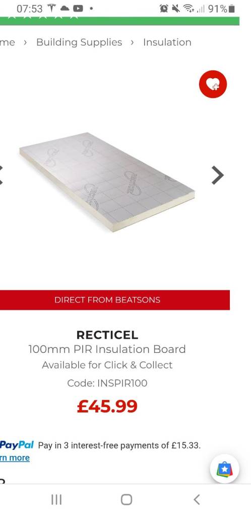 PRI Insulation boards