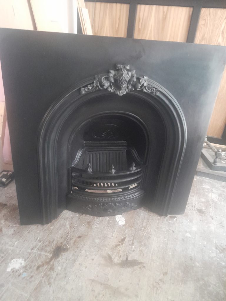 Victorian cast iron insert