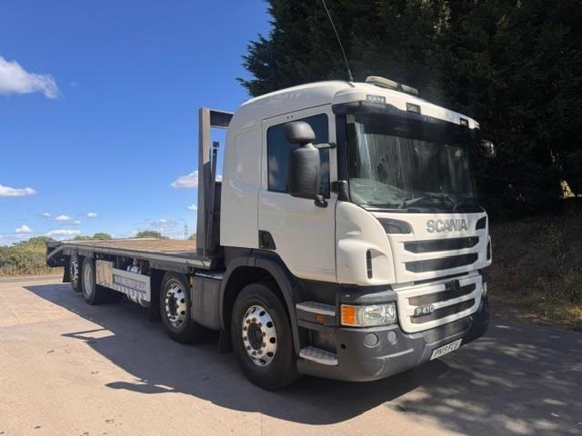 2019 Scania P410 E6 8x2 sleeper cab 31ft Sterling cheese wedge beavertail winch