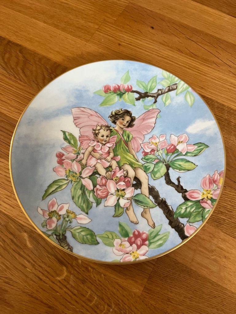The Apple Blossom Fairy Decorative Plate by Heinrich