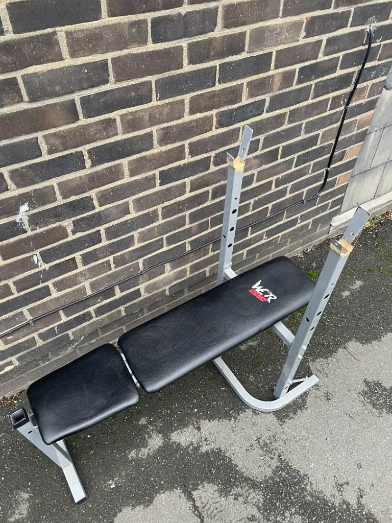 Gym Equipment - Bench, Bars, Weights