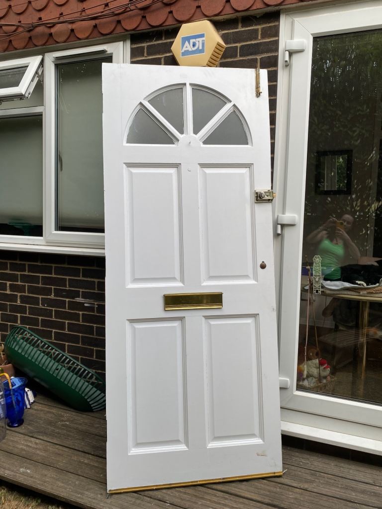 Reclaimed Wooden Front Door with lock & keys