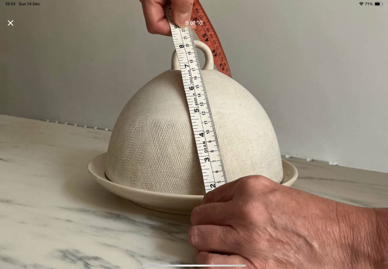 BROSTE Copenhagen Kitchen Storage Stoneware Dome