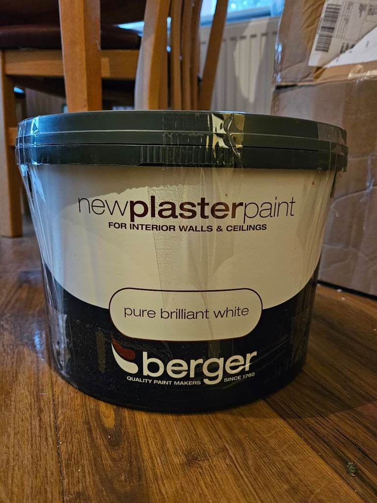 10L plaster paint. Unopened.