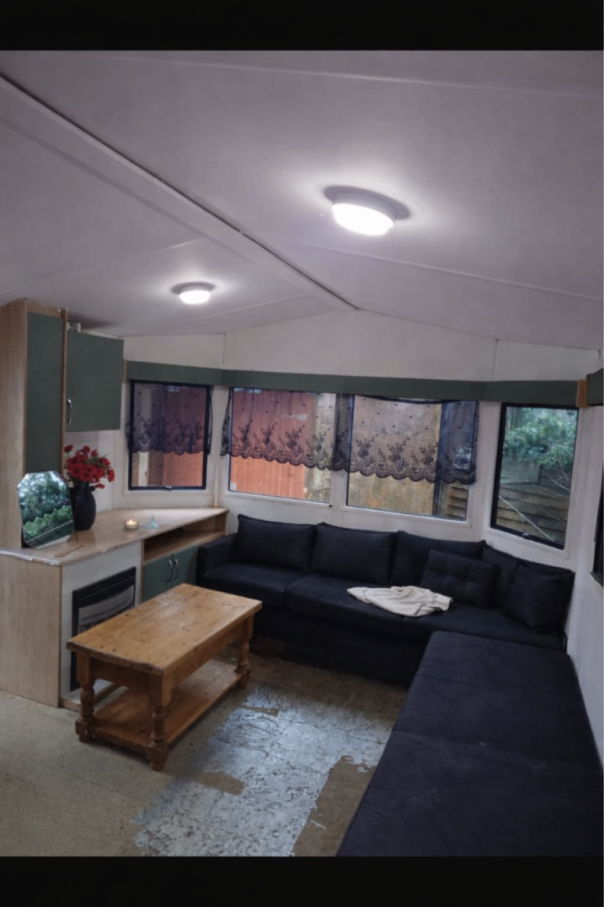 Two bedroom static mobile home  