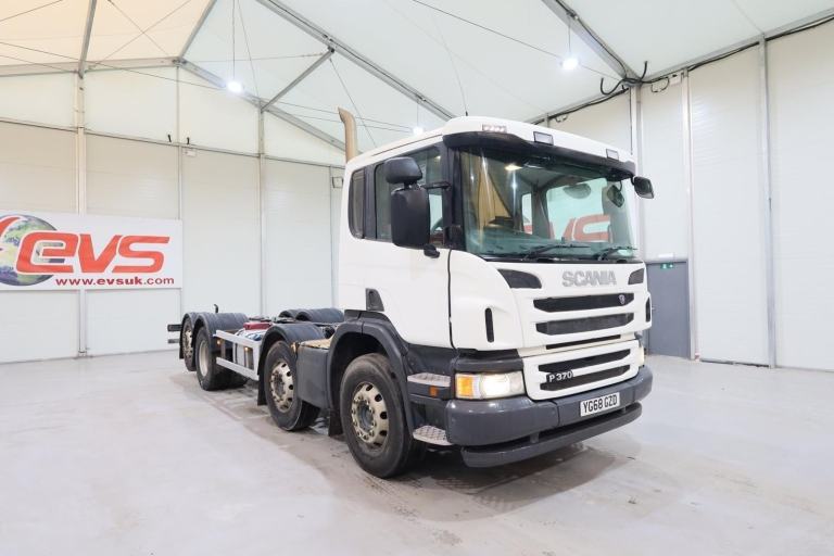 2018 (68 PLATE) Scania  P370 8x2 Euro 6 Chassis Cab