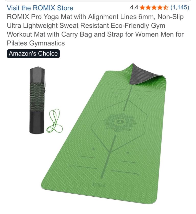 Yoga mat in a great shape