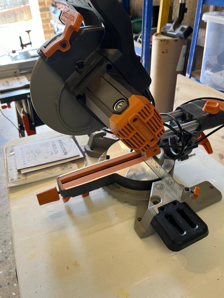 Evolution R210 SMS Miter Saw – Good Condition