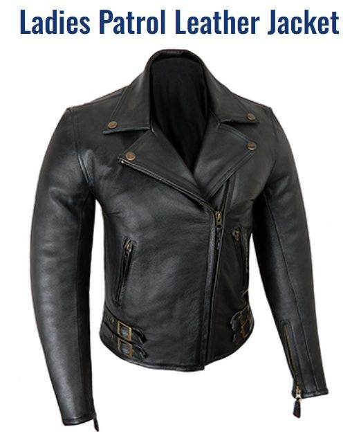 LEATHER LADIES MOTORCYCLE JACKET  by "Bikers Paradise of Coventry"