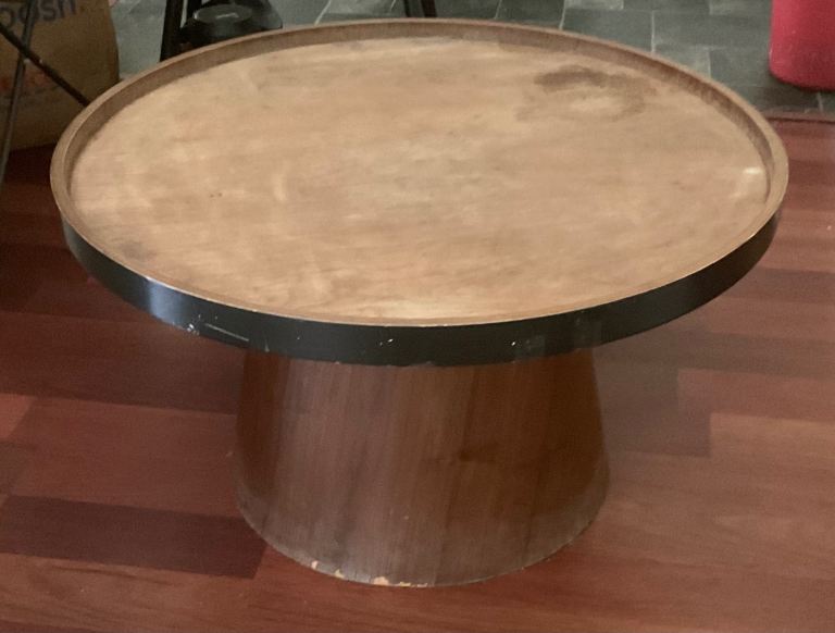 FREE TO GOOD HOME, HABITAT WALNUT LOOK COFFEE TABLE. FREE TO GOOD HOME 