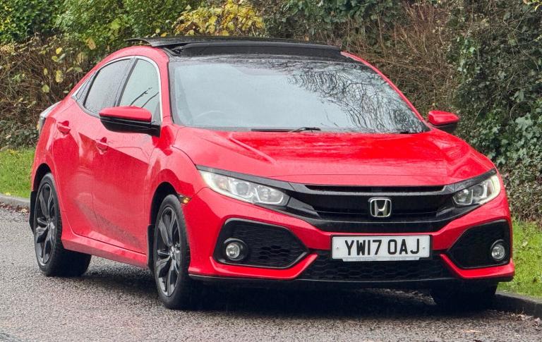 2017 Honda Civic 1.0 VTEC Turbo EX 5dr Euro 6 Ulez HATCHBACK Petrol Manual